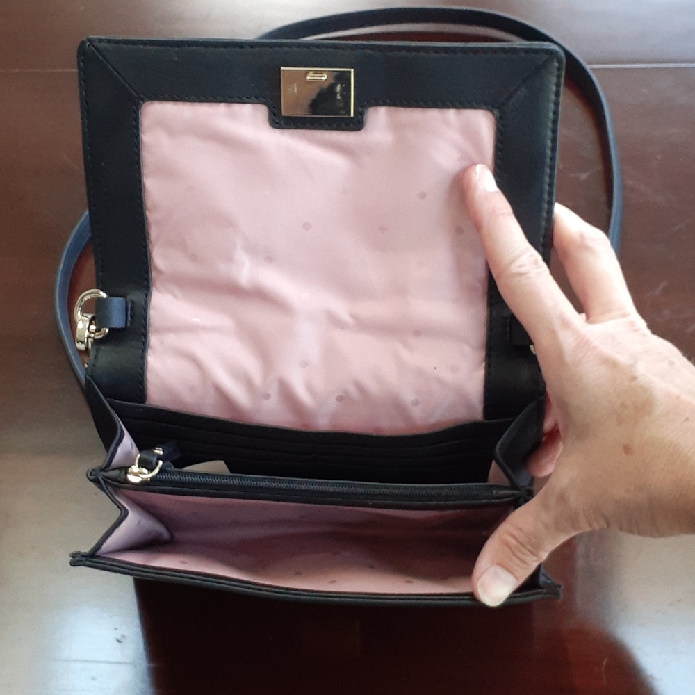 Kate Spade Leather Bag with gingham quilting - Picture 6 of 12